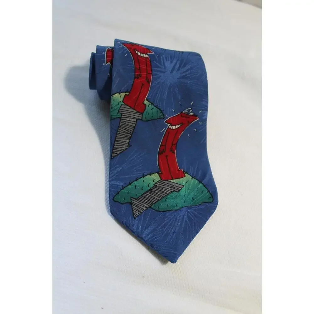 Vintage Hallmark Celebrations Silk Necktie - 